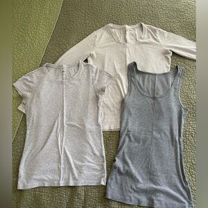 Set of 3 Neutral Tops S